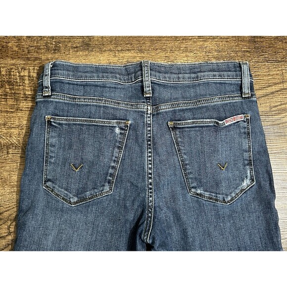 Hudson‎ Jeans Natalie Midrise Super Skinny Ankle Raw Hem Size 27 Distressed - Picture 10 of 11